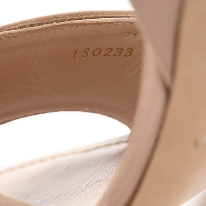 Louis Vuitton Patent Calfskin Shake Sandals 39 Nude Pink 9 of 9