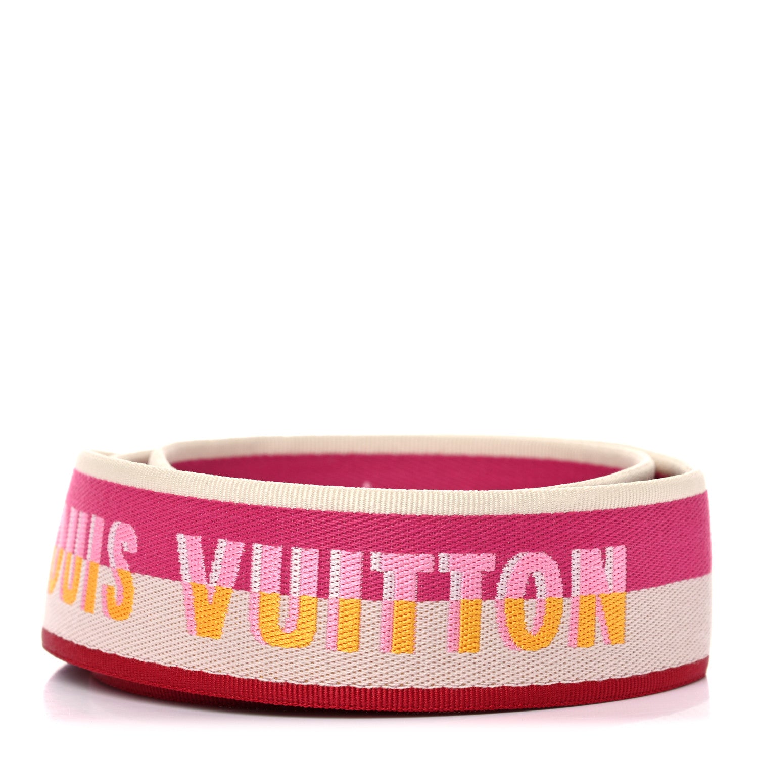 Louis Vuitton Jacquard Speedy Bandouliere 20 Shoulder Strap Fuchsia 2 of 4