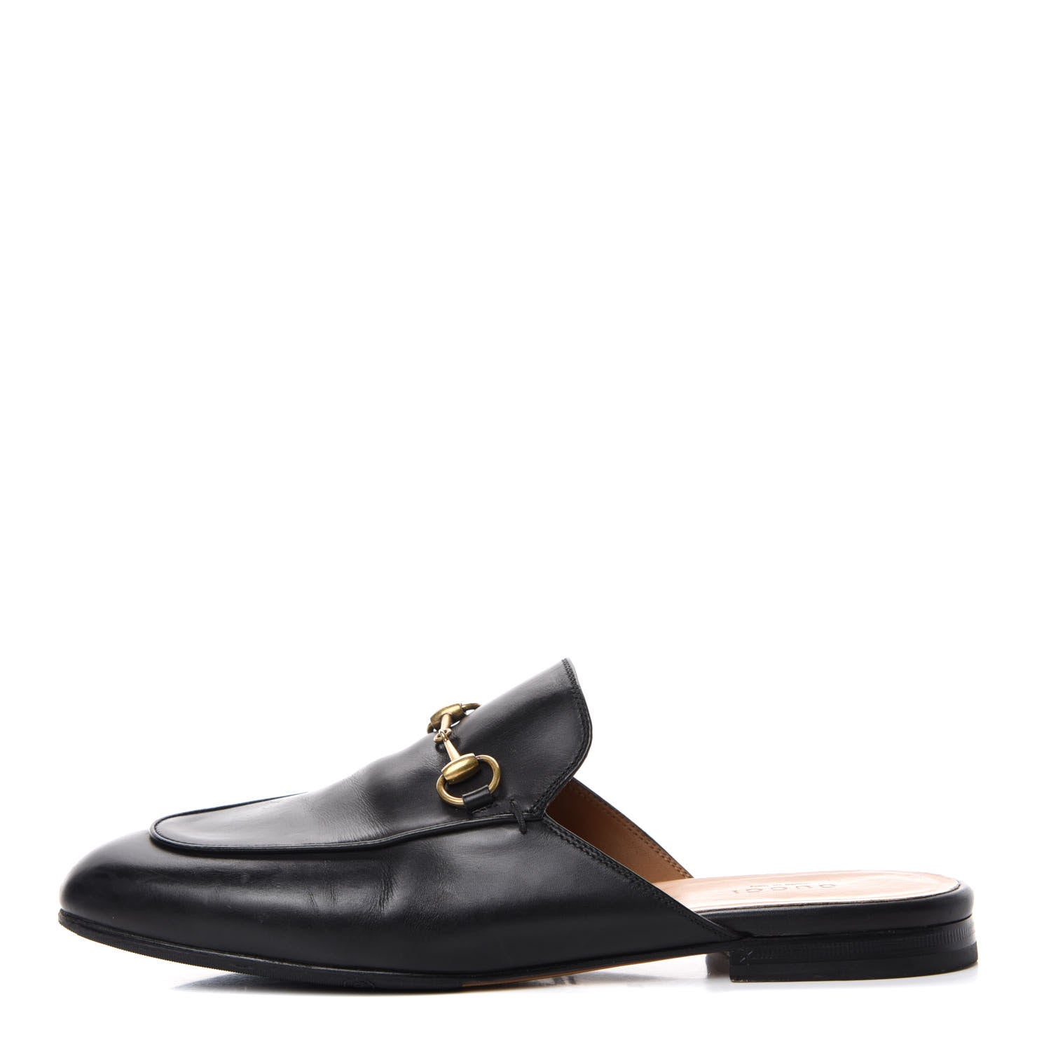 Gucci Calfskin Womens Princetown Slippers 39 Black 1 of 11