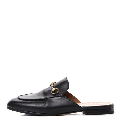 Gucci Calfskin Womens Princetown Slippers 39 Black 1 of 11