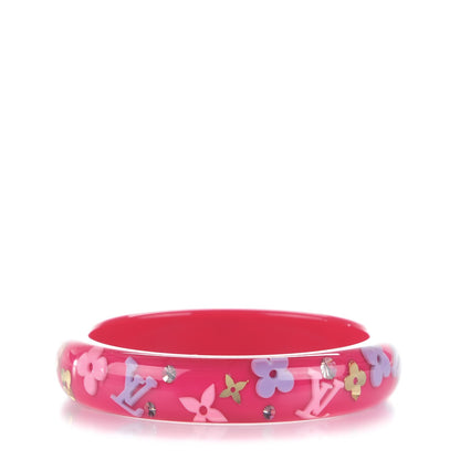 Louis Vuitton Resin Strass Farandole Medium Bracelet Fuchsia 1 of 3