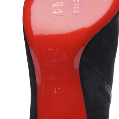 Christian Louboutin Suede So Kate Booty 55 Ankle Boots 36.5 Black 6 of 8