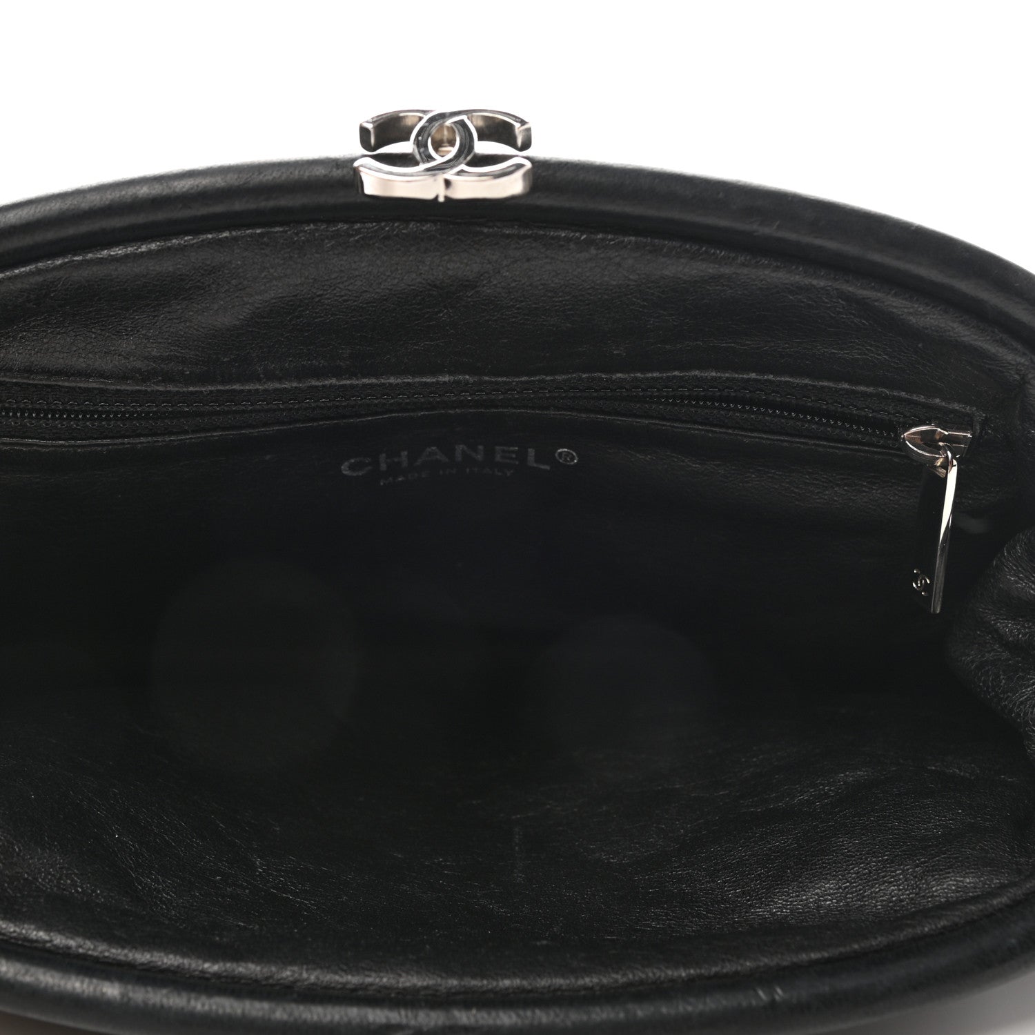 Chanel Lambskin Quilted Timeless Clutch Black 4 of 6