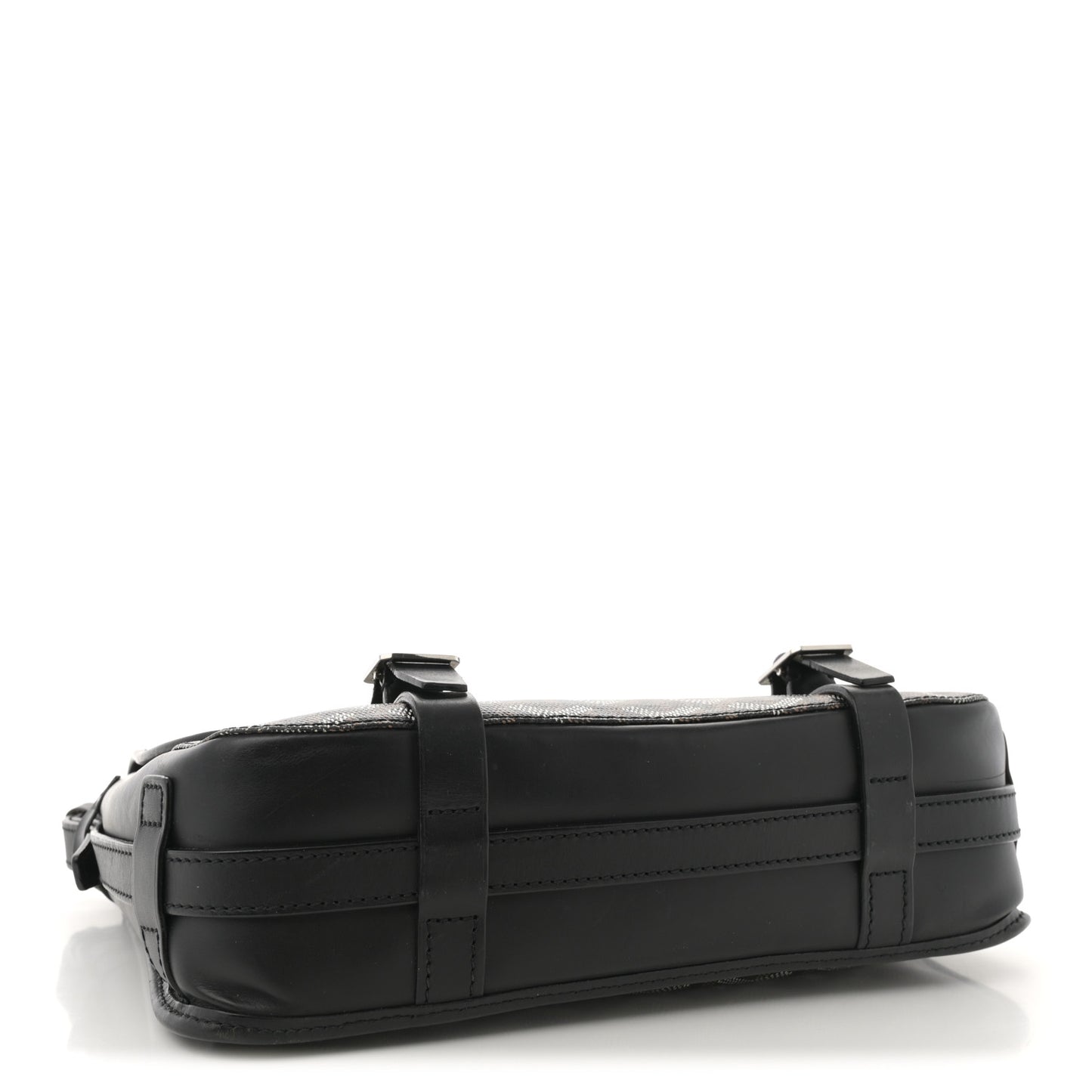 Goyardine Belvedere MM Messenger Bag Black