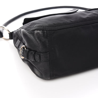 Prada Tessuto Nylon Buffalo Shoulder Bag Black 11 of 14