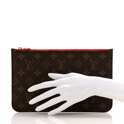 Louis Vuitton Monogram Neverfull MM GM Pochette Cherry 2 of 8