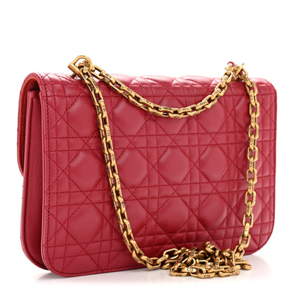 Christian Dior Lambskin Cannage Large Dioraddict Flap Red 7 of 31