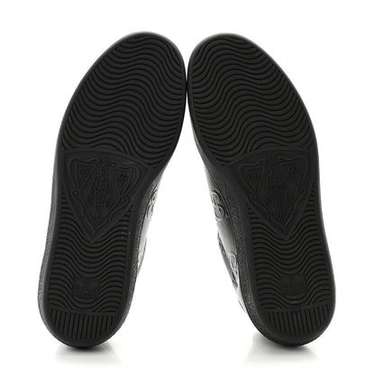 Gucci Calfskin GG Tennis Embossed Mens Ace Sneakers 8 Black 5 of 10