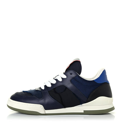 Christian Dior Technical Calfskin Sneakers 37.5 Blue 1 of 4