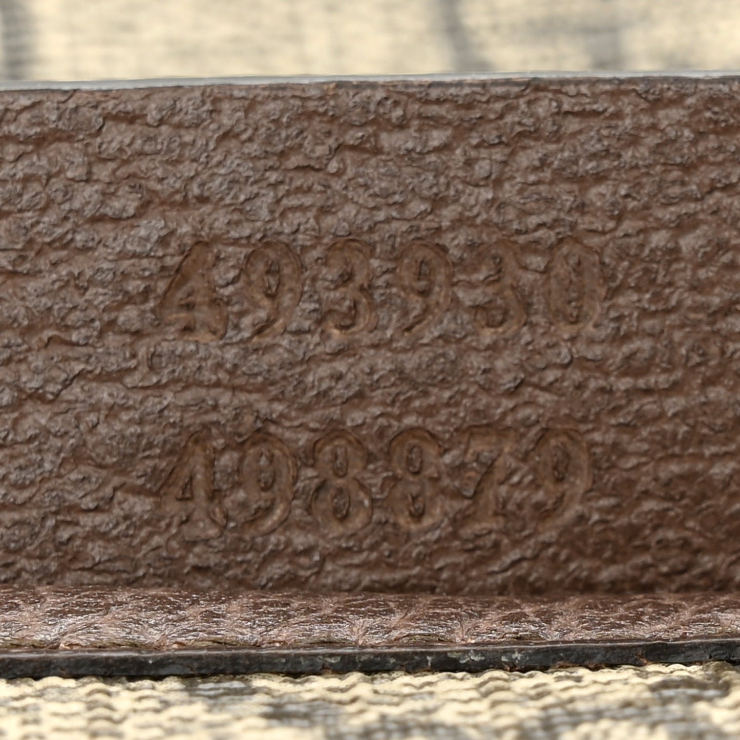 GG Supreme Monogram Neo Vintage Web Belt Bag Brown