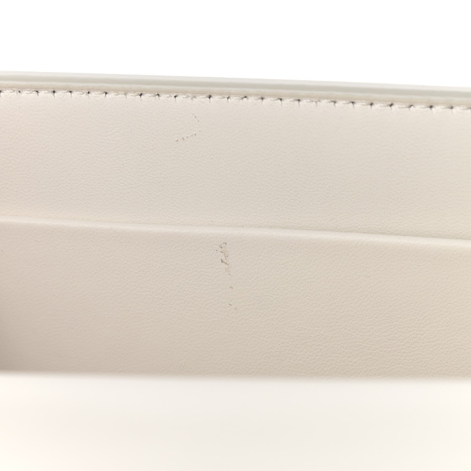 Christian Dior Ultra Matte Grained Calfskin 30 Montaigne Flap Bag White 9 of 11