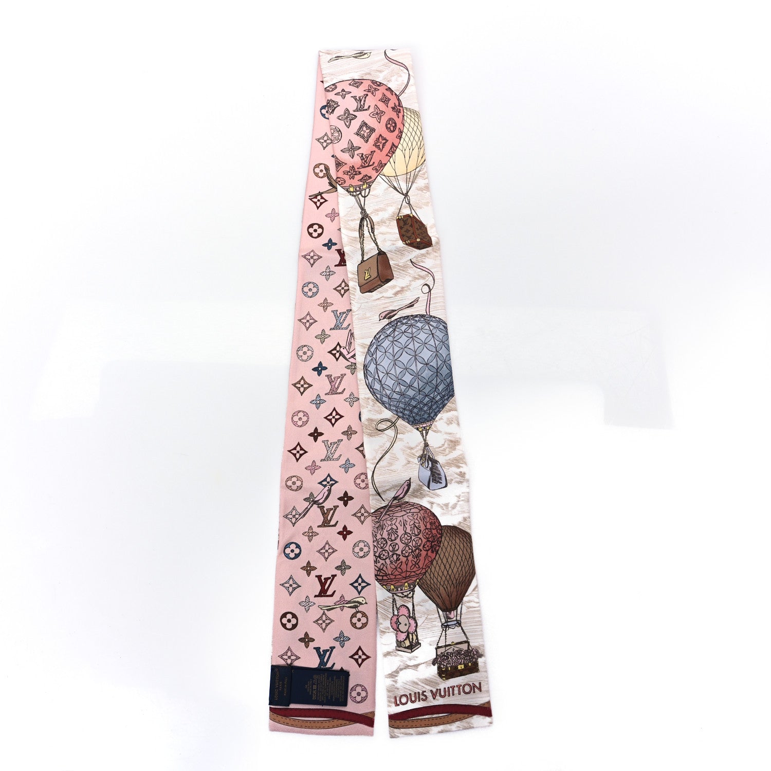Louis Vuitton Silk Monogram Up And Away Bandeau Light Pink 2 of 3