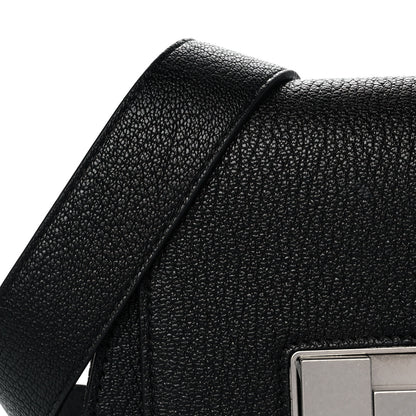 Bottega Veneta Grained Calfskin Geometric Belt Bag Black 7 of 10