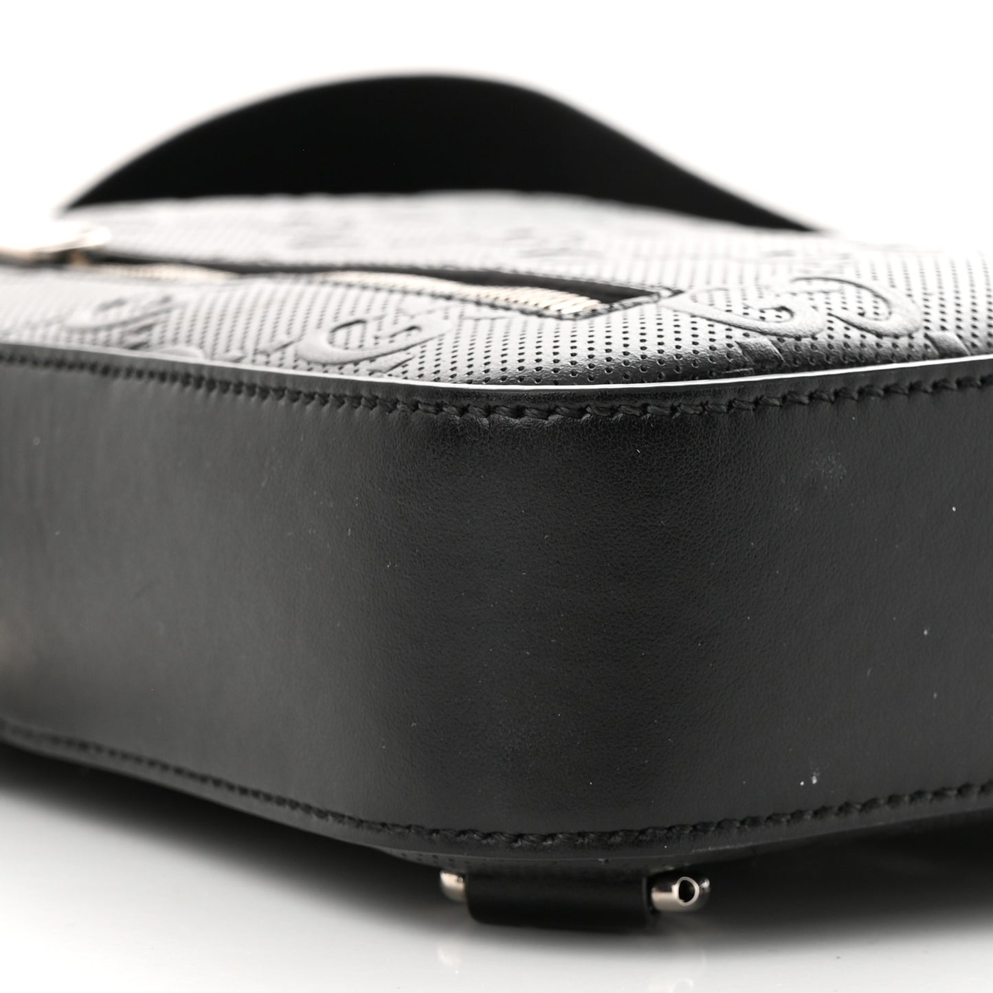 Calfskin GG Tennis Embossed Sling Backpack Black