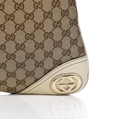 Gucci Monogram Medium New Britt Hobo Off White 13 of 13
