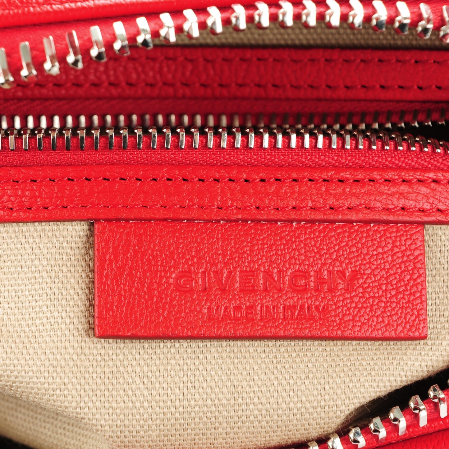 Sugar Goatskin Mini Antigona Red