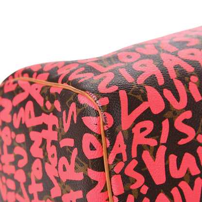 Louis Vuitton Monogram Graffiti Speedy 30 Fuchsia 11 of 15