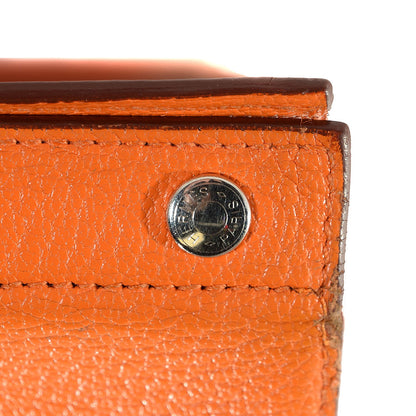 Hermes Chevre Mysore Karo PM Orange 10 of 11