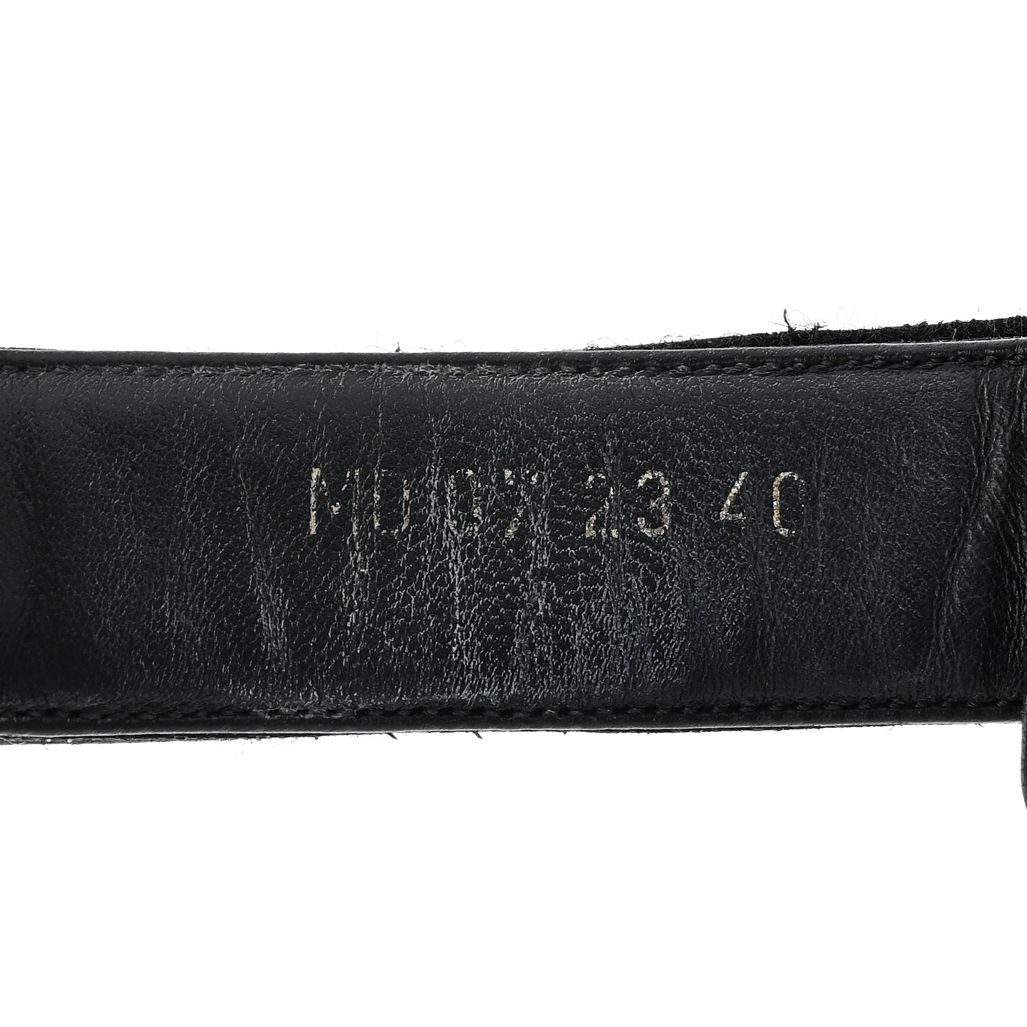 Lambskin Dioract 10mm Slide Sandals 40 Black