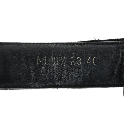 Christian Dior Lambskin Dioract 10mm Slide Sandals 40 Black 8 of 11