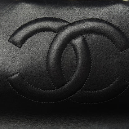 Chanel Lambskin Quilted XL Jumbo Single Flap Black 11 of 17