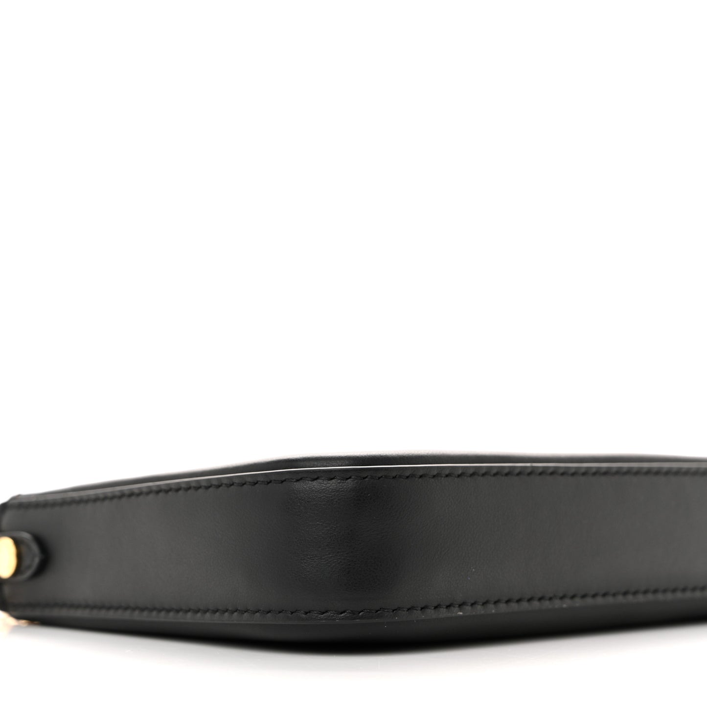 Vitello Dolce Elite Monster Eyes Bi-Color Baguette Pouch Black Yellow