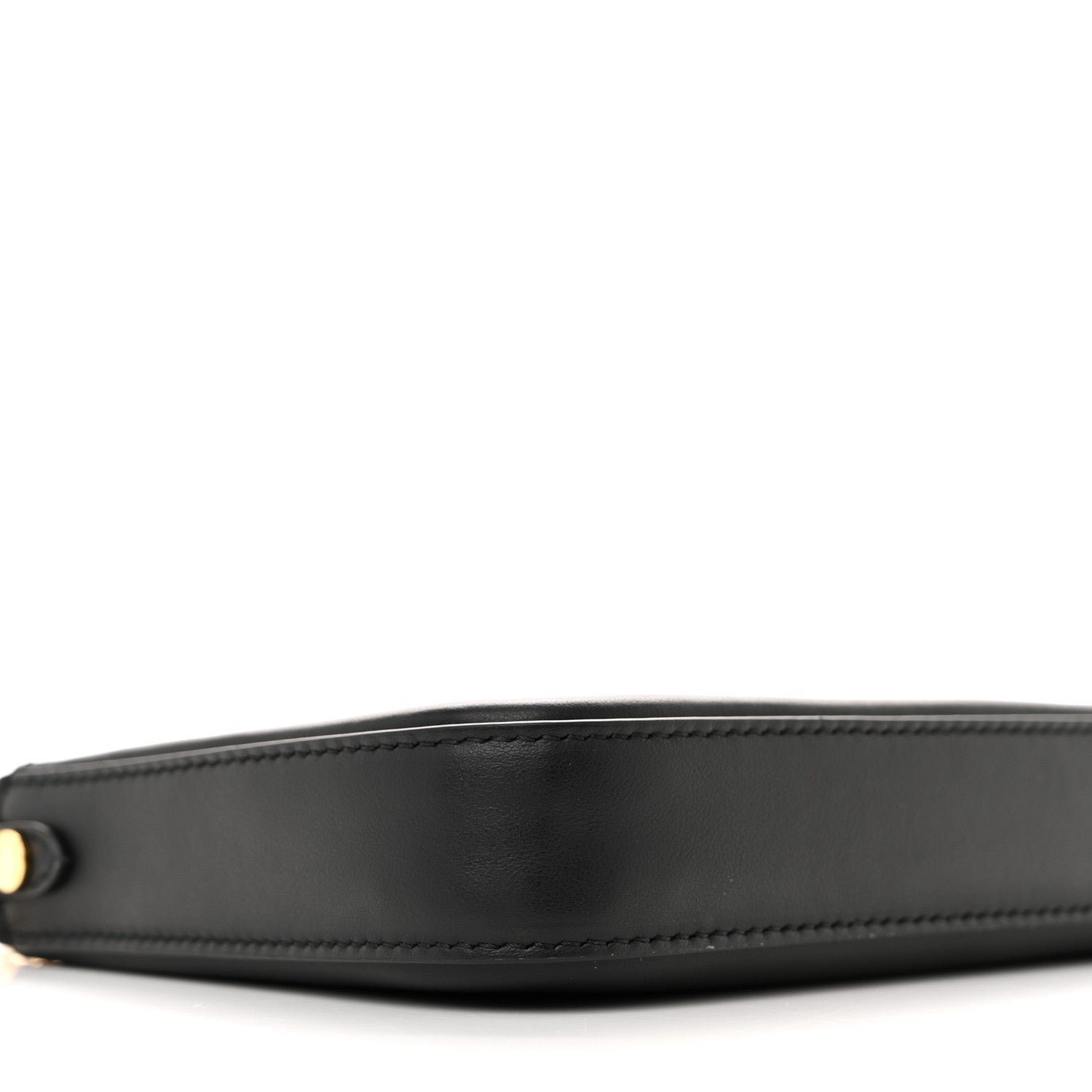 Fendi Vitello Dolce Elite Monster Eyes Bi-Color Baguette Pouch Black Yellow 9 of 14