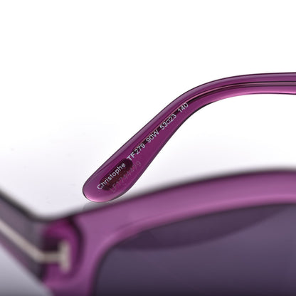 Tom Ford Christophe Sunglasses TF279 Purple 5 of 8