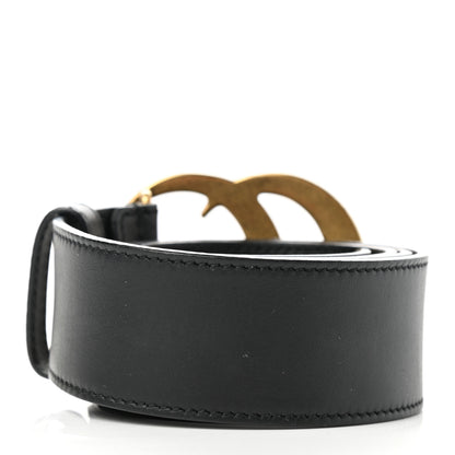 Gucci Calfskin Double G 40mm Belt 75 30 Black 2 of 7