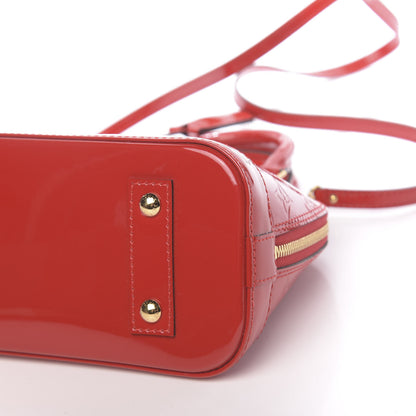 Louis Vuitton Vernis Alma BB Cherry 11 of 12