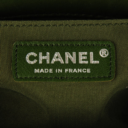 Chanel Lambskin Medium Celtic Boy Flap Green 8 of 9