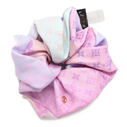 Louis Vuitton Silk Monogram Scrunchy Sunrise Pastel 1 of 4