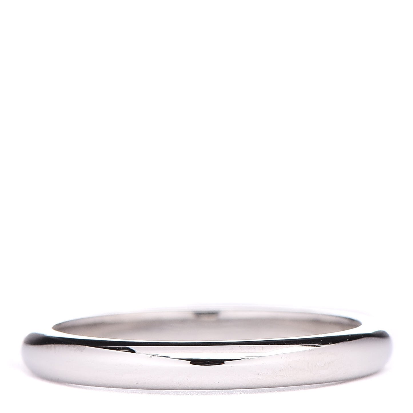 BVLGARI Platinum 2.65mm Fedi Wedding Ring 54 6.75