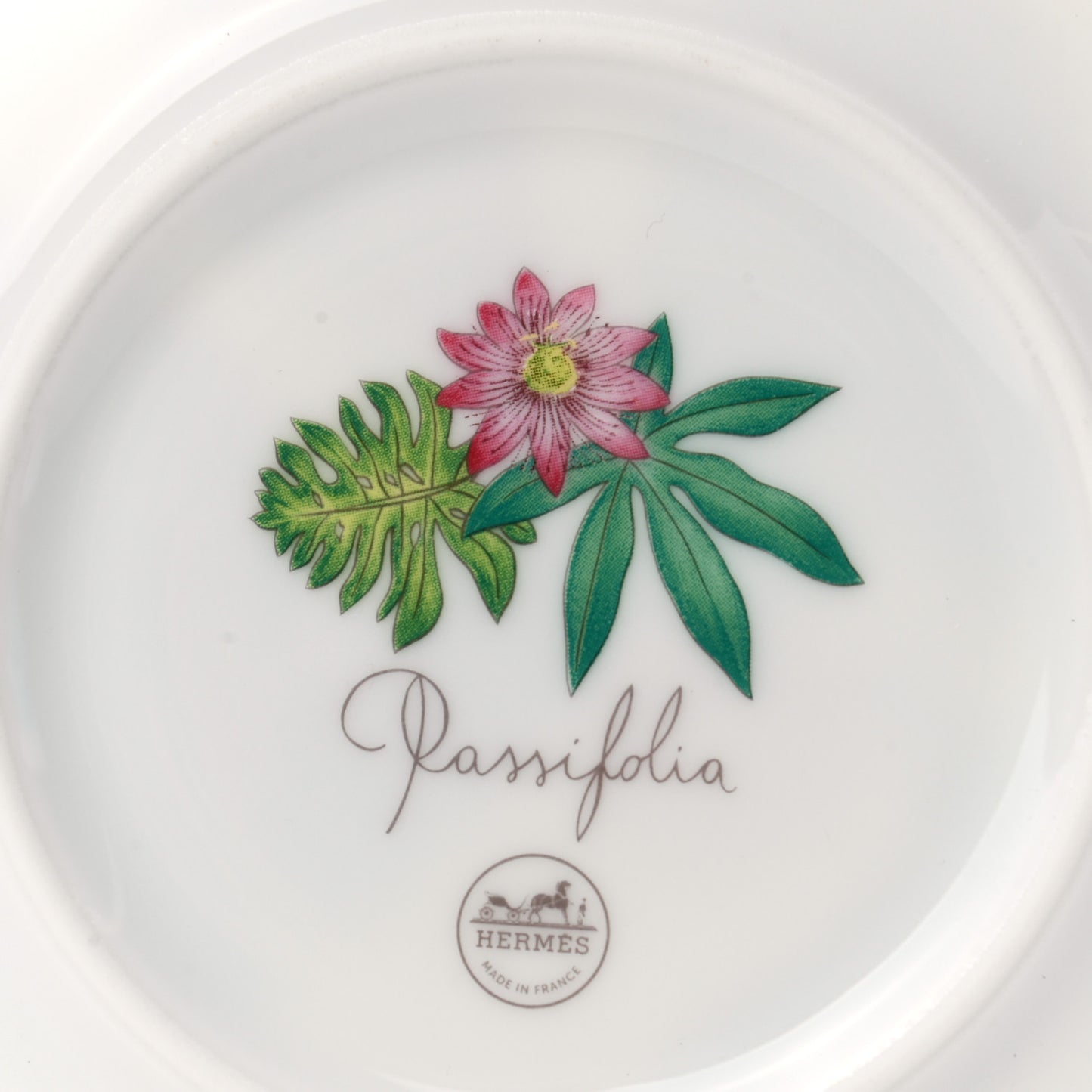 Porcelain Passifolia Dessert Plate Set of 2