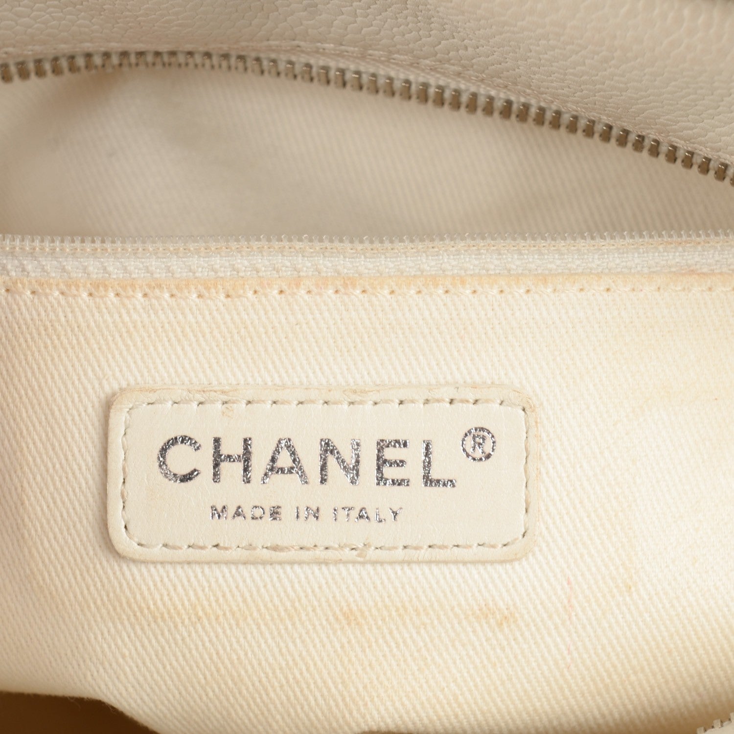 Chanel Caviar Quilted Petit Timeless Tote PTT White 7 of 11