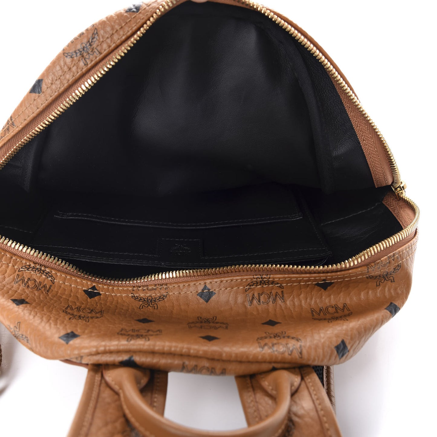 Visetos Studded Small Dual Stark Backpack Cognac