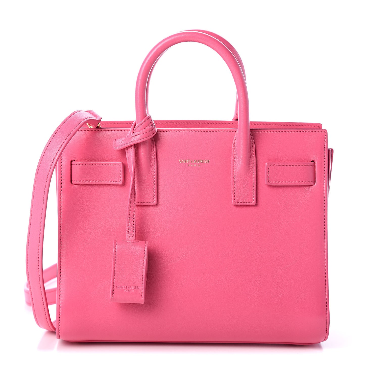 Calfskin Nano Sac De Jour Lipstick Fuchsia