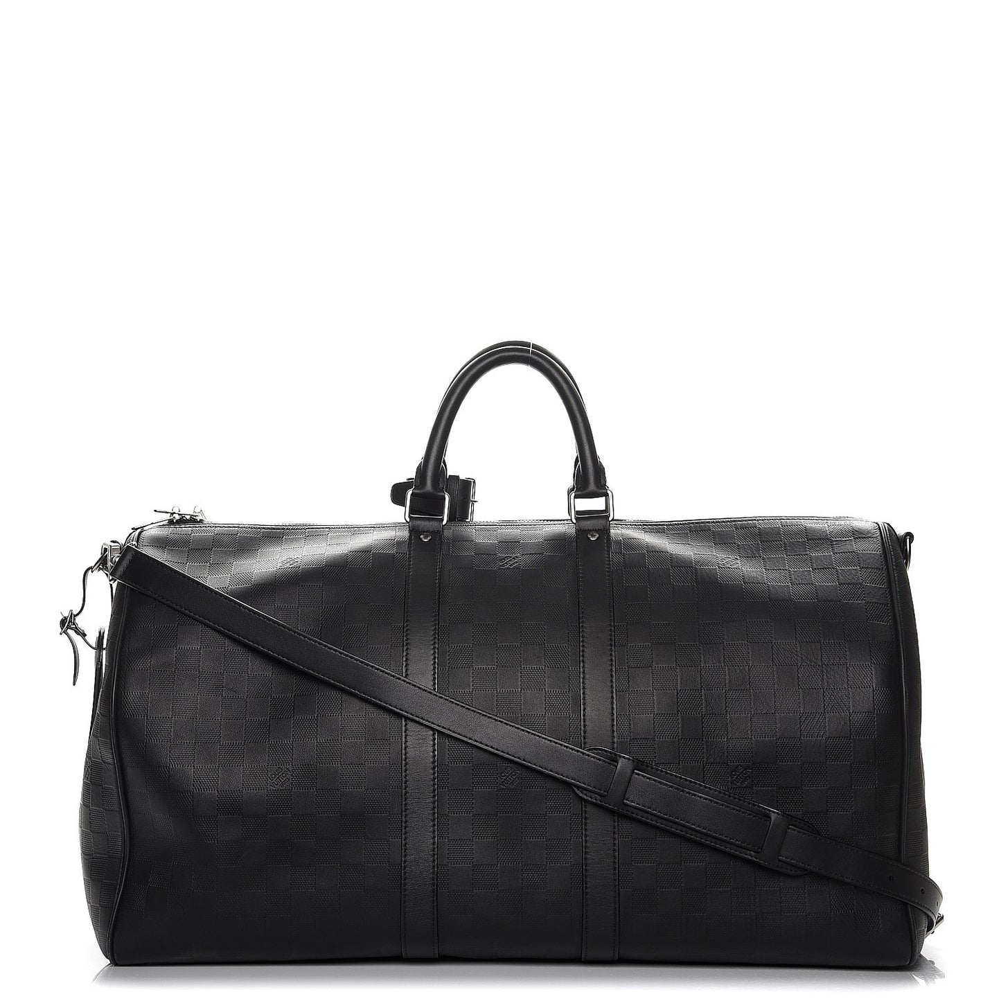 Damier Infini Keepall Bandouliere 55 Onyx