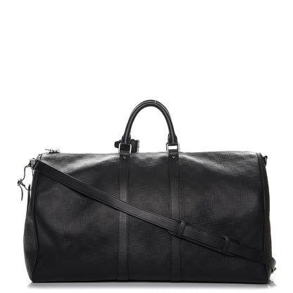 Louis Vuitton Damier Infini Keepall Bandouliere 55 Onyx 1 of 14