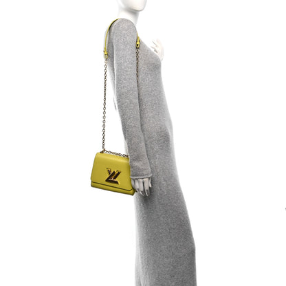 Louis Vuitton Epi Twist Shoulder Bag PM Citron Yellow 2 of 12