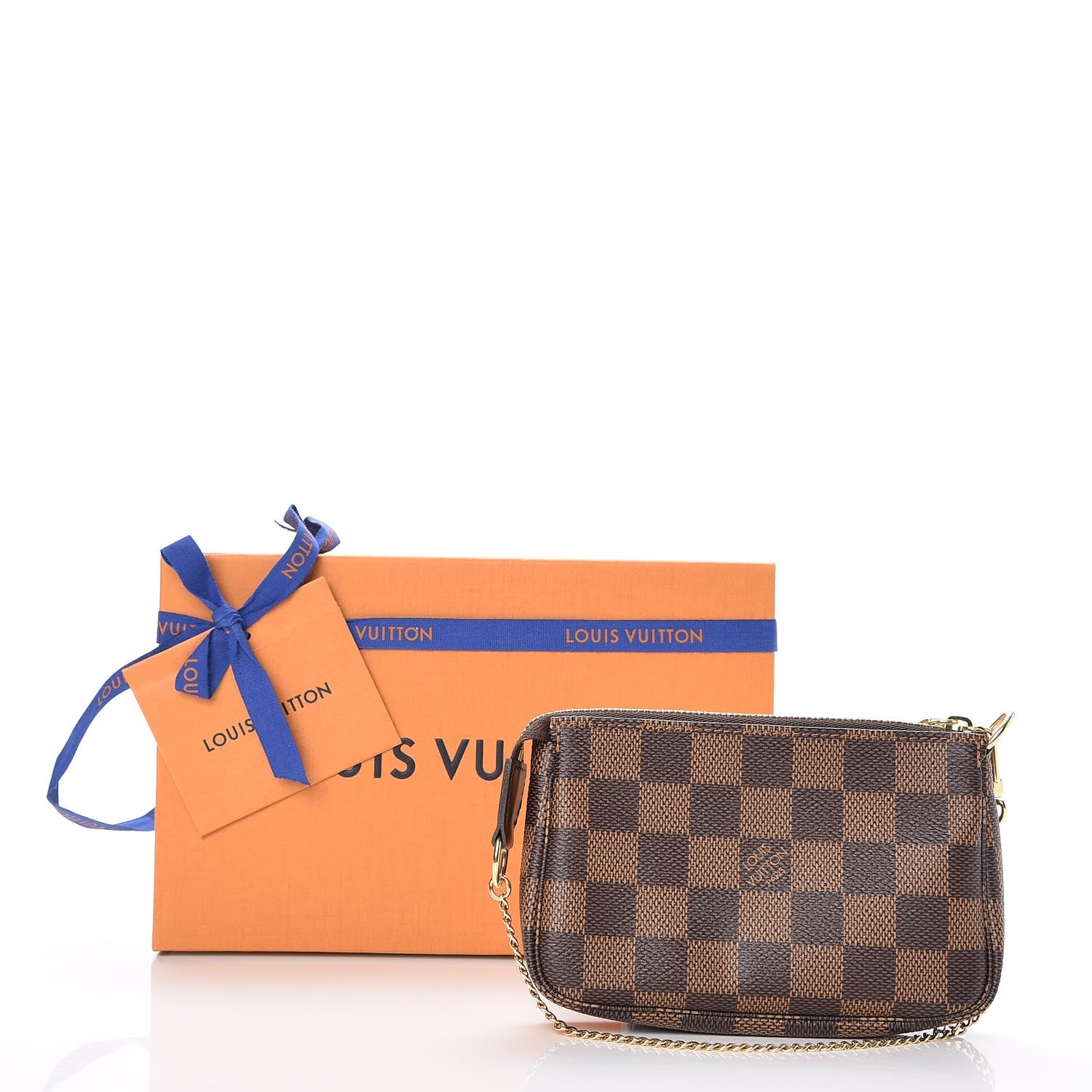Louis Vuitton Damier Ebene Mini Pochette Accessories 8 of 8