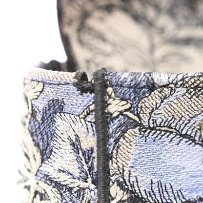 Christian Dior Canvas Embroidered Jardin Magique Medium Lady D-Lite Denim Multicolor 11 of 13