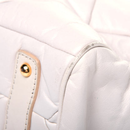 Marc Jacobs Calfskin Quilted Stam White 15 of 37