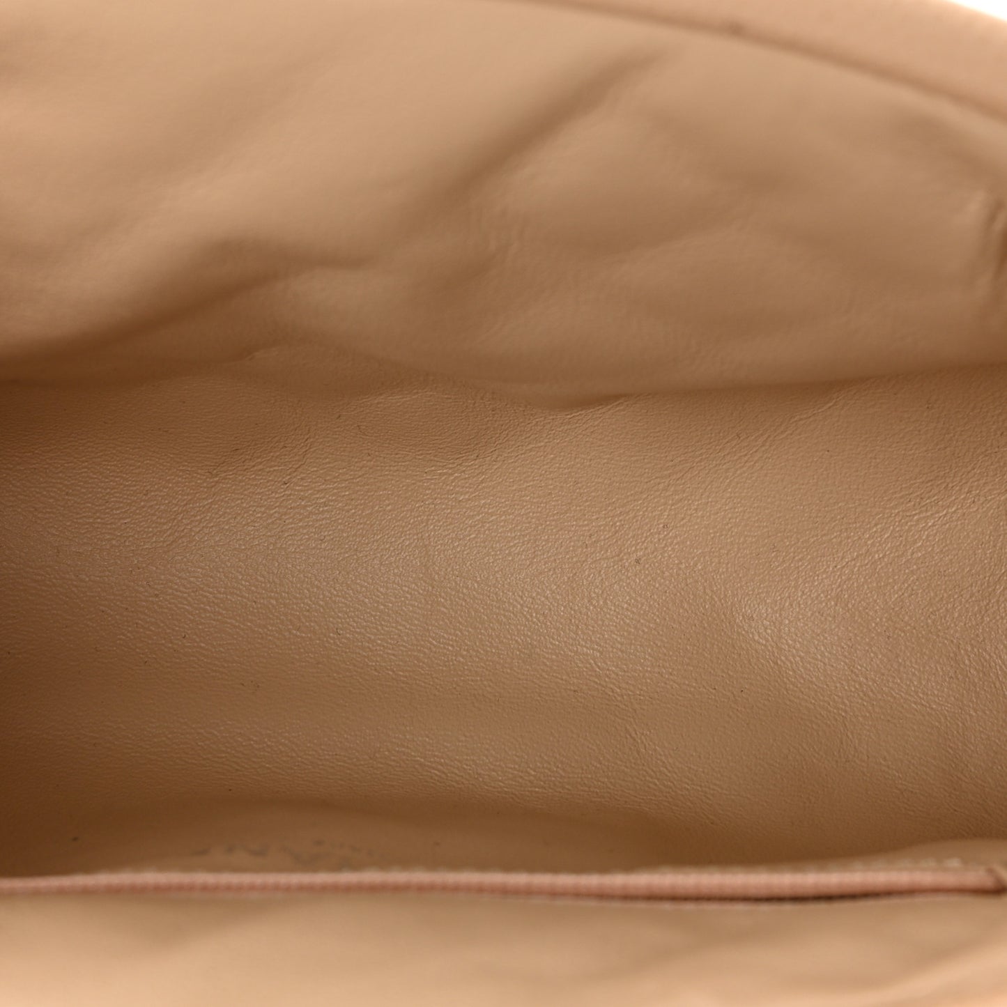 Caviar Quilted Timeless Clutch Light Beige