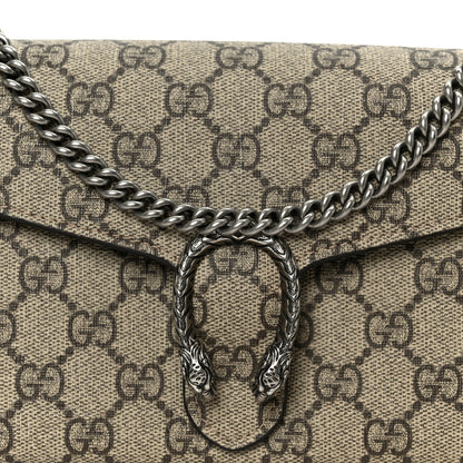 Gucci GG Supreme Monogram Mini Dionysus Chain Wallet Beige Taupe 8 of 10