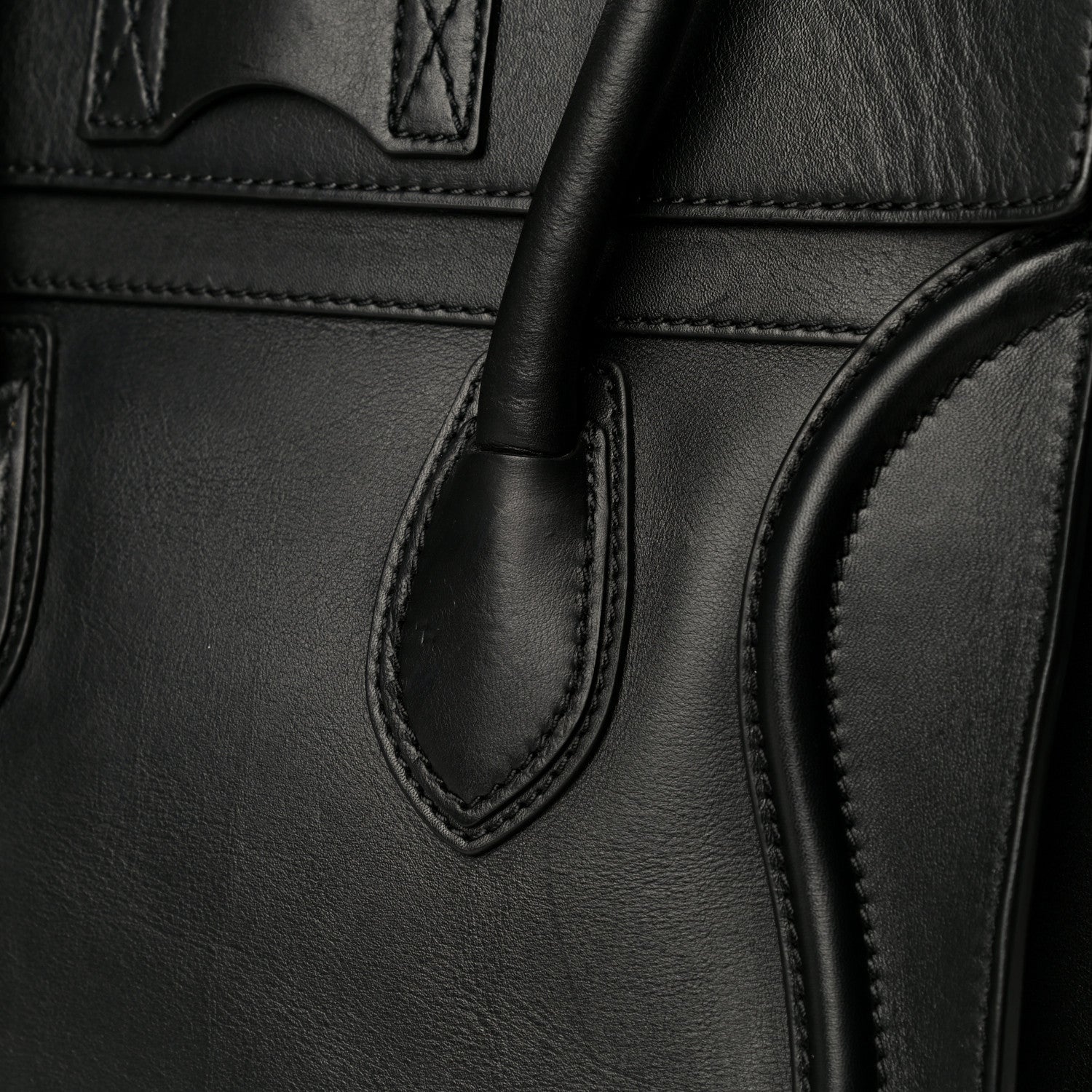 Celine Smooth Calfskin Mini Luggage Black 22 of 30