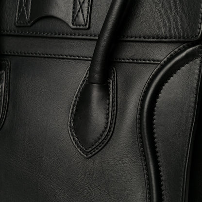Celine Smooth Calfskin Mini Luggage Black 22 of 30