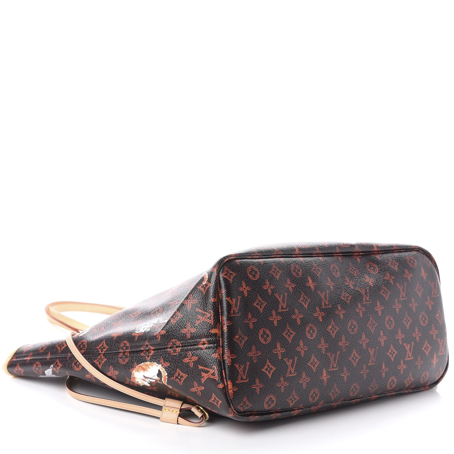 Louis Vuitton Catogram Neverfull MM Marron 3 of 8