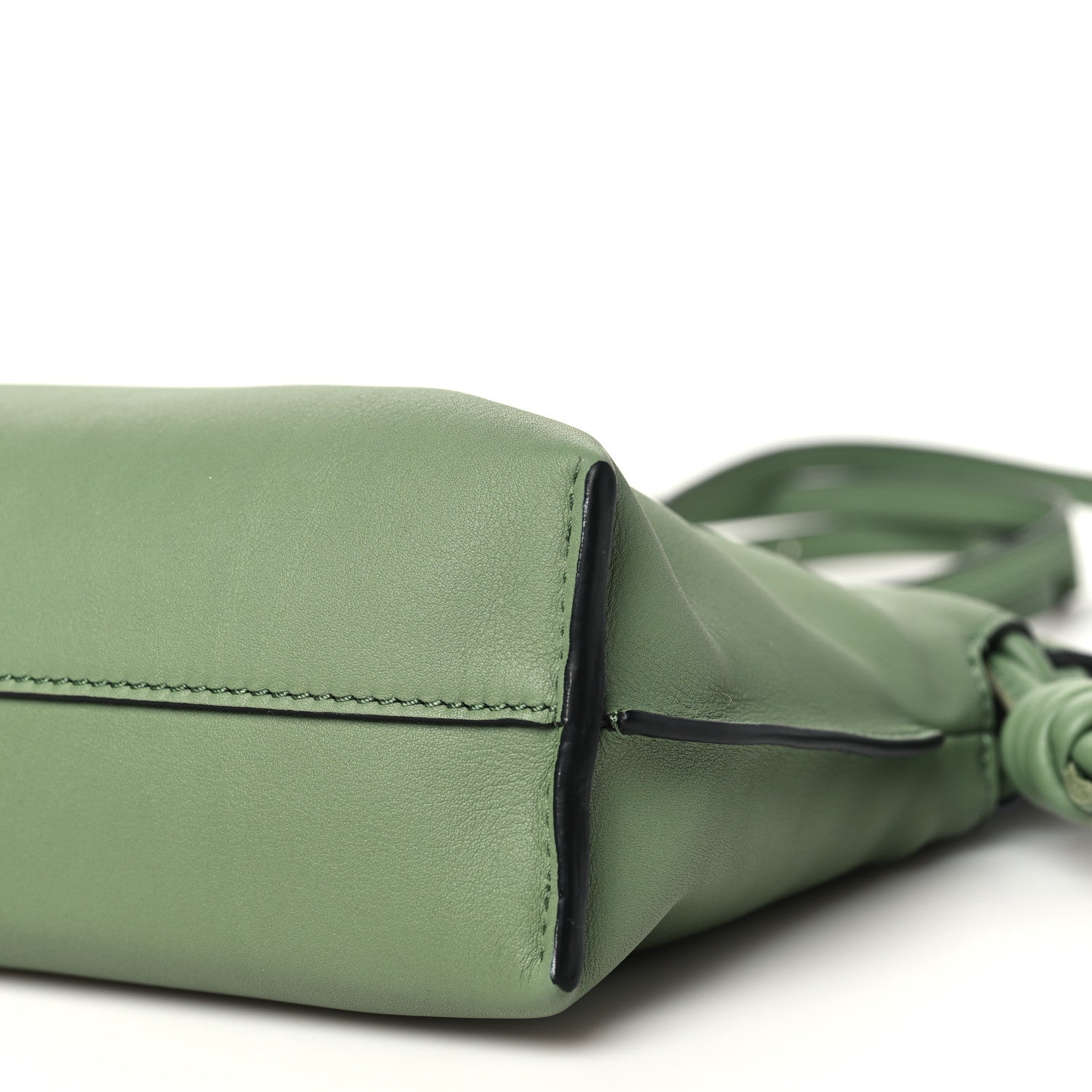 Loewe Calfskin Mini Flamenco Knot Clutch Rosemary 10 of 10