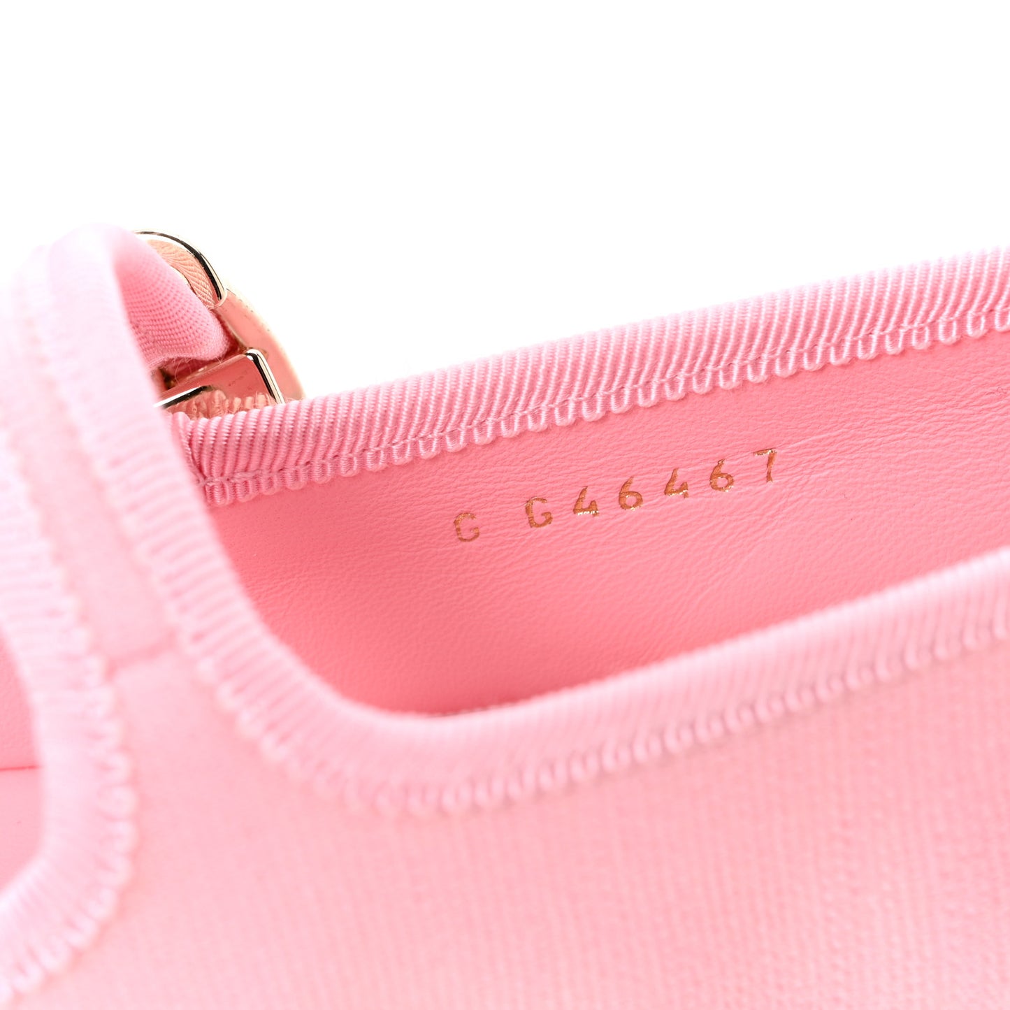Fabric Grosgrain Mary Jane Flats 35 Light Pink Black